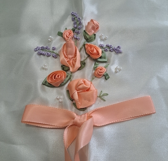 Vintage King Size Embellished Pillow Case   Size 16"×29.5" - Picture 3 of 6